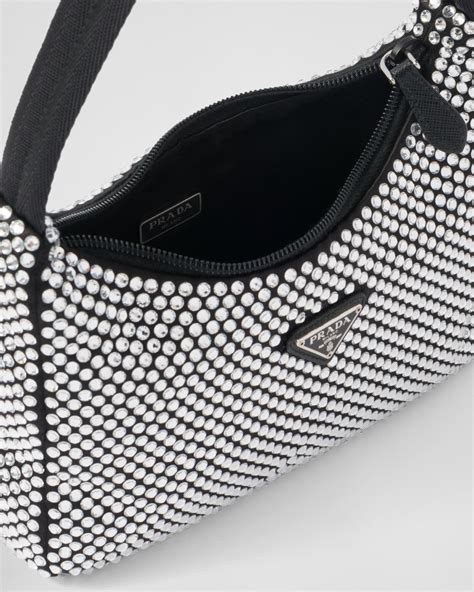 borsa prada pitone metallizzato|Borsa in raso con cristalli in Metallizzato .